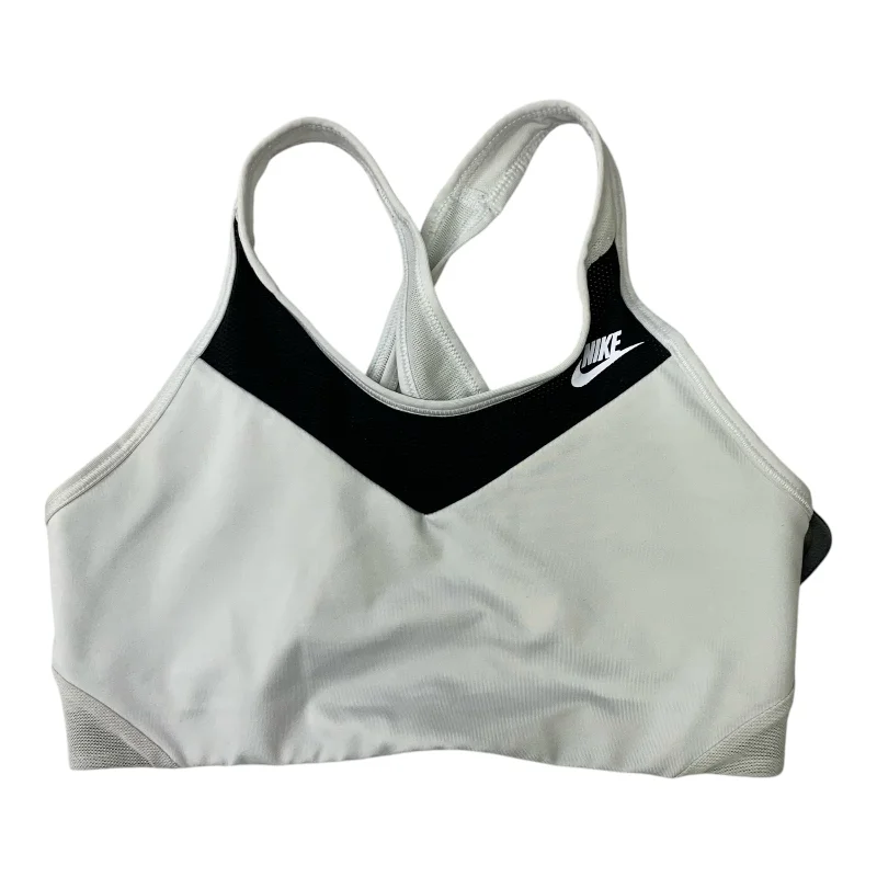 Yoga Bar for a Balanced Diet -Athletic Bra By Nike Apparel In White, Size: S