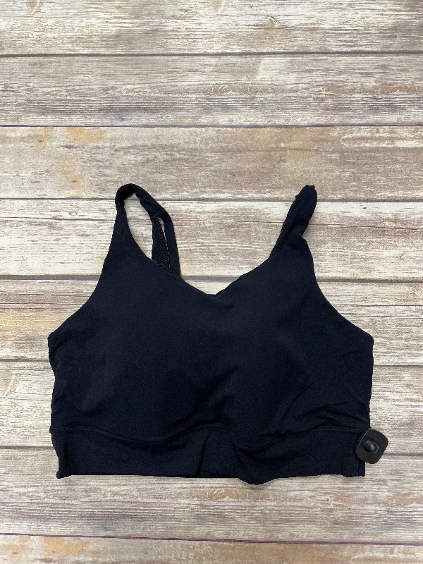 Yoga Bar with Chia Seeds and Blueberries -Athletic Bra By Nike In Black, Size: 2x
