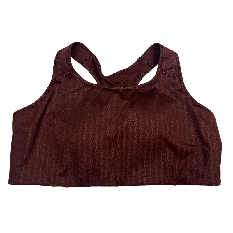 Yoga Bars for Busy Athletes -Athletic Bra By Nike In Brown, Size: 3x