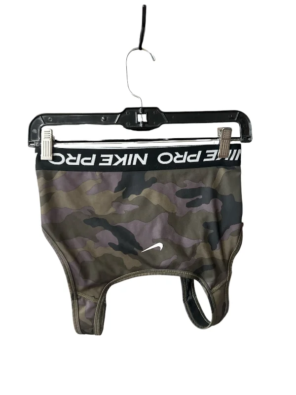 Yoga Bar for Hydration -Athletic Bra By Nike In Camouflage Print, Size: M