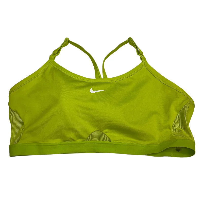 Gluten-Free Protein Yoga Bars -Athletic Bra By Nike In Green, Size: 3x
