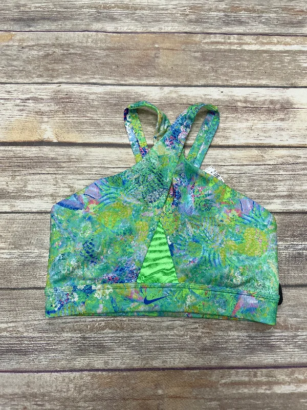 Energy Yoga Bar with Protein -Athletic Bra By Nike In Green, Size: M
