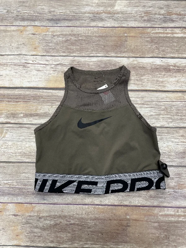 Yoga Bar with Organic Fruit -Athletic Bra By Nike In Green, Size: M