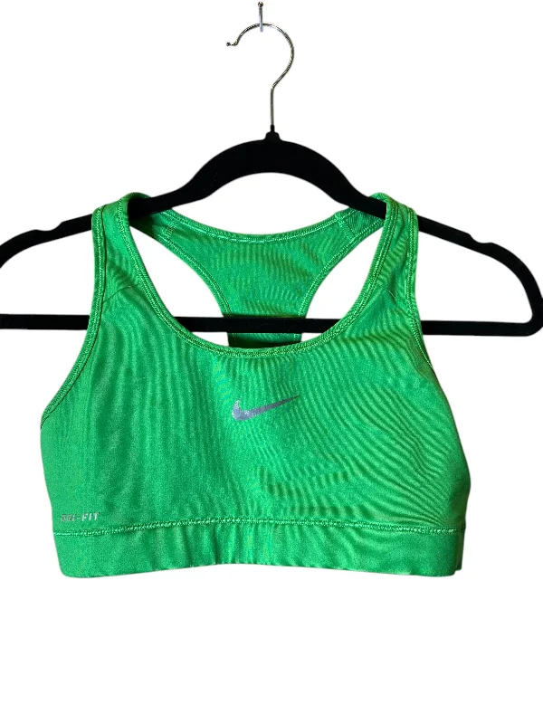 Yoga Bar for Maximum Flexibility and Strength -Athletic Bra By Nike In Green, Size: M Yoga Bar for Maximum Flexibility and Strength -Athletic Bra By Nike In Green, Size: M