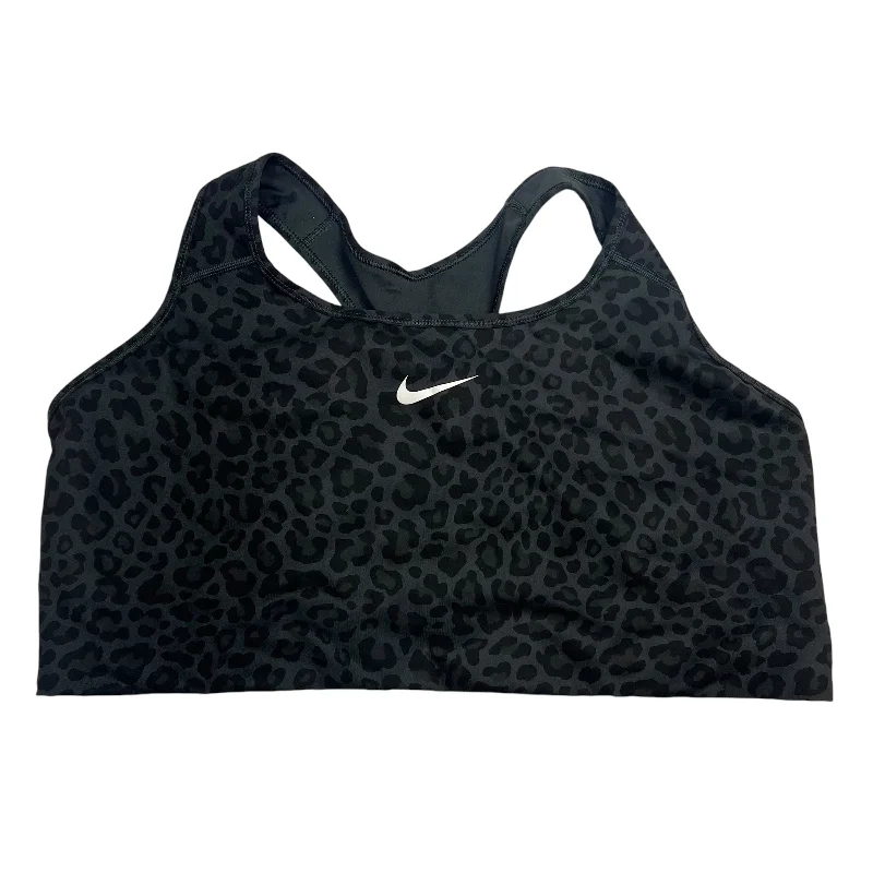 Energy Yoga Bar for Yoga Practice -Athletic Bra By Nike In Grey, Size: 3x