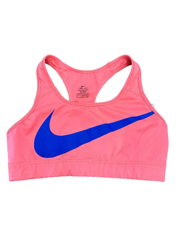 Yoga Bar with Almond Milk -Athletic Bra By Nike In Orange, Size: S