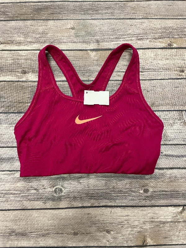 Yoga Bars with Natural Protein -Athletic Bra By Nike In Pink, Size: S
