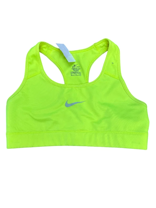 Yoga Bar for Balanced Nutrition -Athletic Bra By Nike In Yellow, Size: S