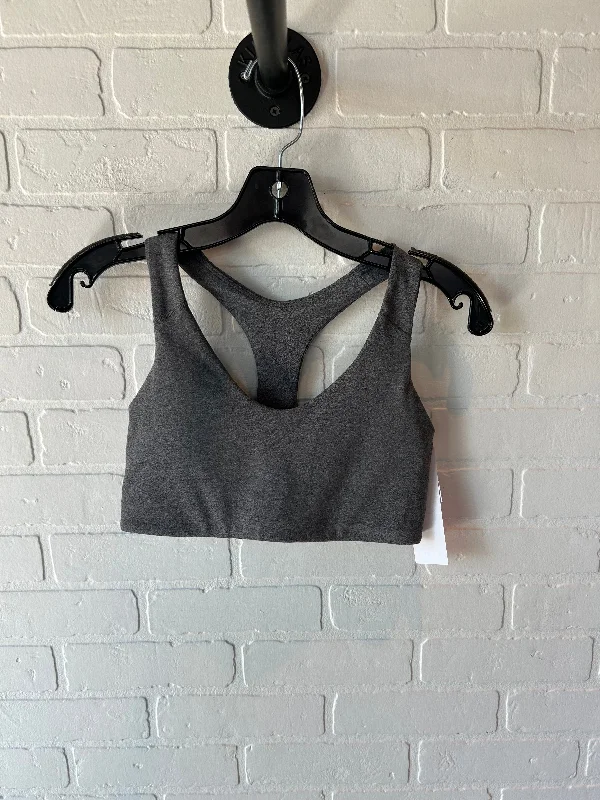 Yoga Bar with Salt for Electrolytes -Athletic Bra By Old Navy In Grey, Size: S