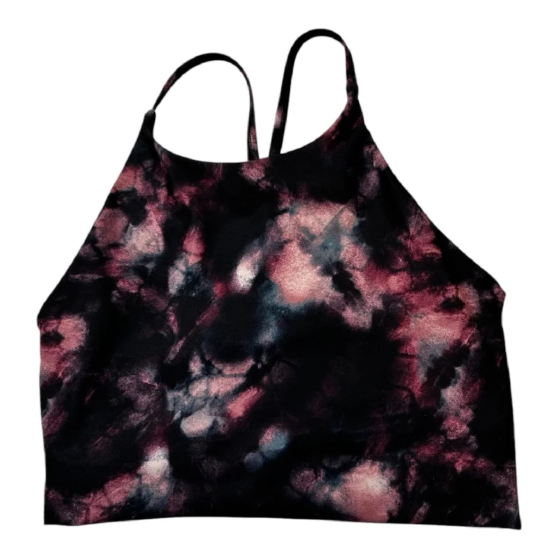 Yoga Bar with Cranberries -Athletic Bra By Old Navy In Maroon, Size: M