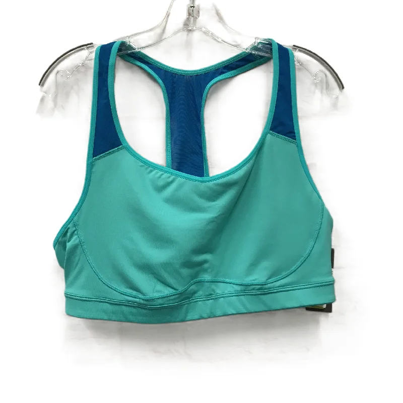 Yoga Bar with Carob -Athletic Bra By Old Navy In Teal, Size: 1x