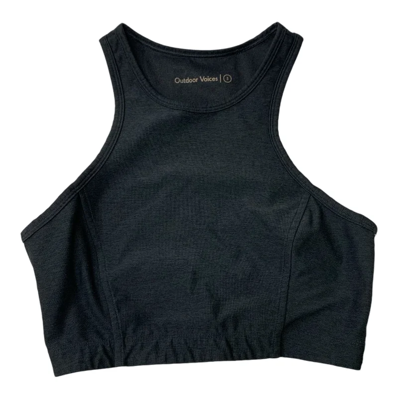 Yoga Bar with Vitamin D3 -Athletic Bra By Outdoor Voices In Black, Size: S
