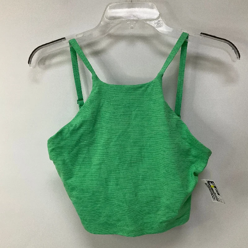 Yoga Bar with Ginger -Athletic Bra By Outdoor Voices In Green, Size: S