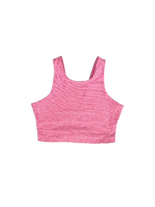 Yoga Bar with Cinnamon -Athletic Bra By Outdoor Voices In Orange & Pink, Size: M