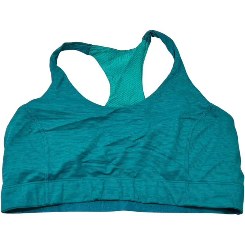Yoga Bar with Organic Almond Milk -Athletic Bra By Outdoor Voices In Teal, Size: Xl