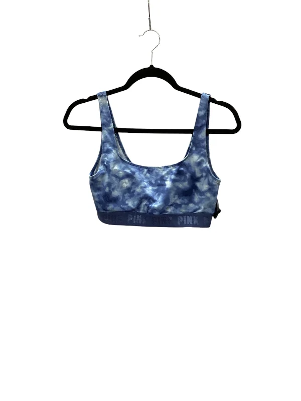 Yoga Bar with Coconut and Cacao -Athletic Bra By Pink In Blue, Size: M