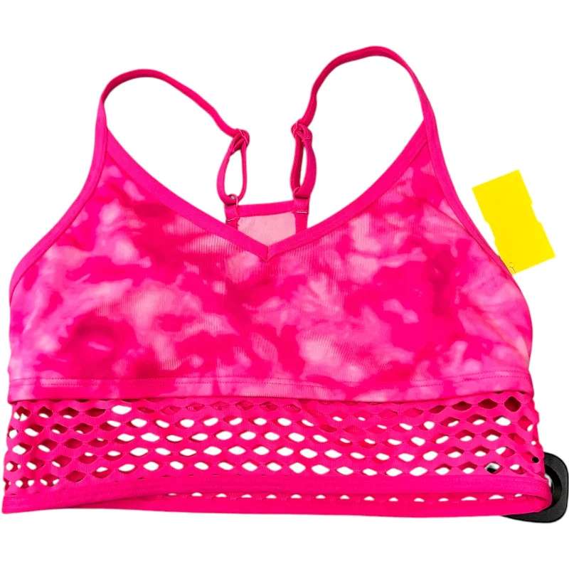 Yoga Bar for Better Digestion and Detox -Athletic Bra By Pink In Pink, Size: S