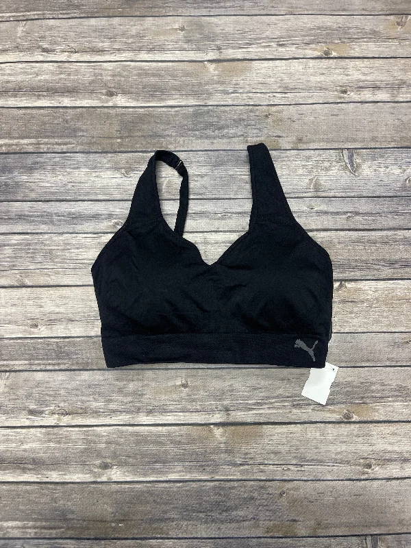 Yoga Bars for Healthy Bones -Athletic Bra By Puma In Black, Size: Xl