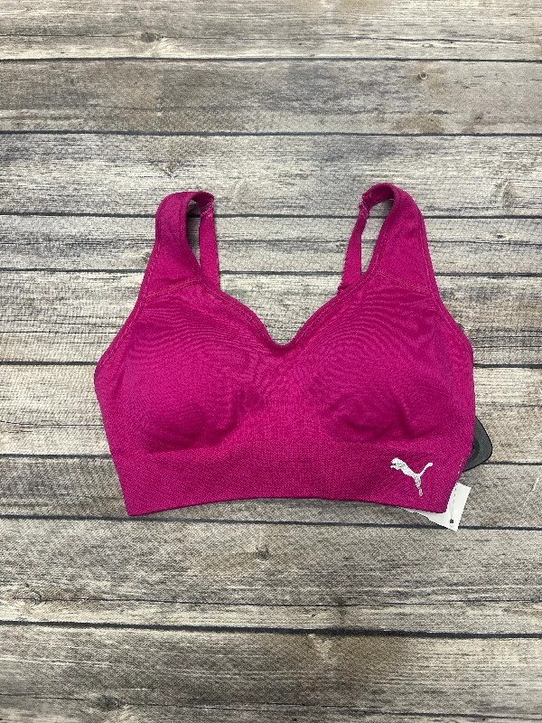 Yoga Bar with Avocado -Athletic Bra By Puma In Pink, Size: S