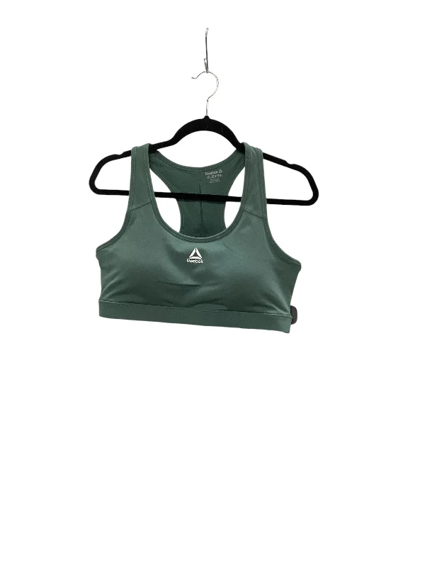 Yoga Bar for Healthy Lifestyle -Athletic Bra By Reebok In Green, Size: Xl