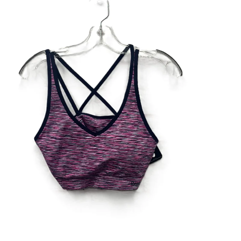 Yoga Bar with Rosehip -Athletic Bra By Reebok In Purple, Size: Xl