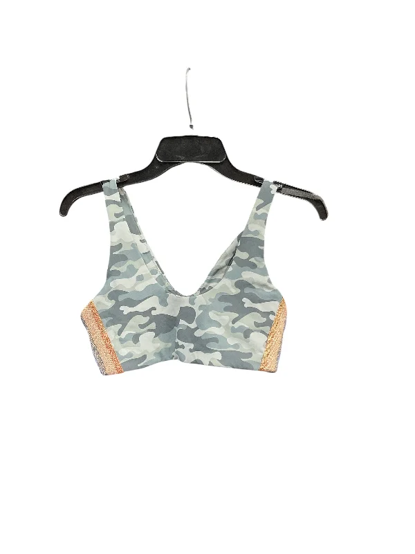 Yoga Bar with Coconut Water -Athletic Bra By Spiritual Gangster In Camouflage Print, Size: M