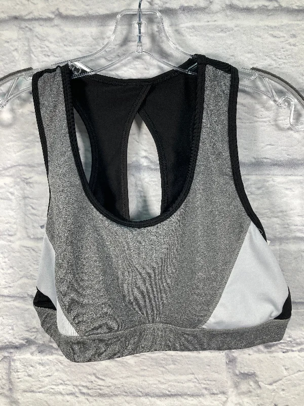 Yoga Bars for Balanced Snacks -Athletic Bra By T Tahari In Black & Grey, Size: Xl
