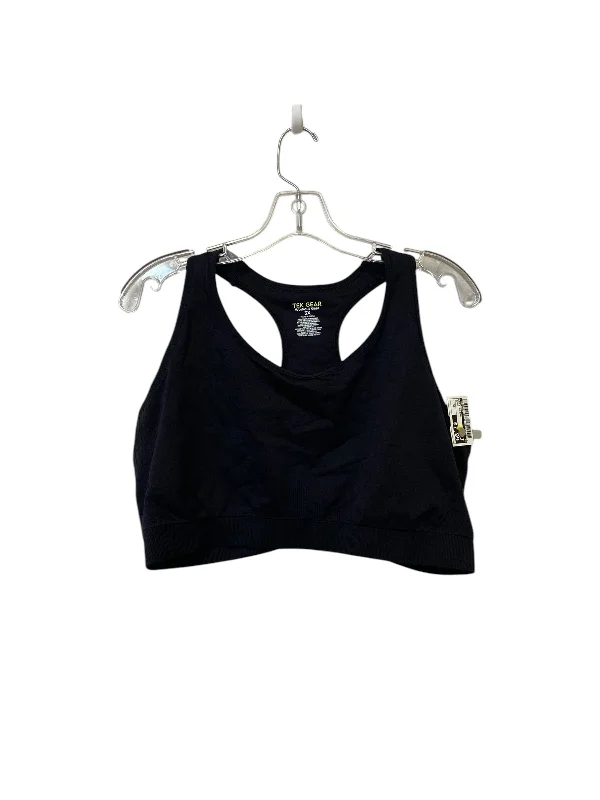 Yoga Bar for Complete Protein -Athletic Bra By Tek Gear In Black, Size: 3x