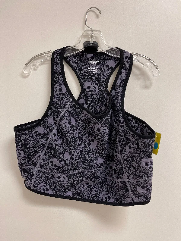 Yoga Bar with Cranberry and Almond -Athletic Bra By Torrid In Purple, Size: 3x