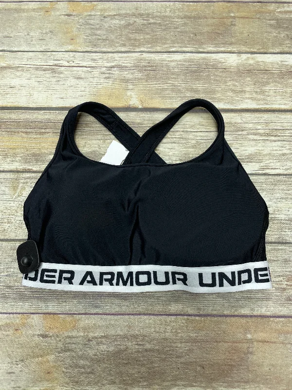 Yoga Bar with Cranberries -Athletic Bra By Under Armour In Black, Size: 1x
