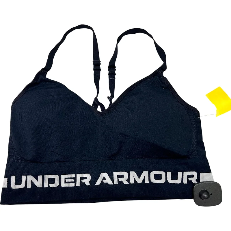 High-Protein Yoga Bar with Seeds -Athletic Bra By Under Armour In Black, Size: L