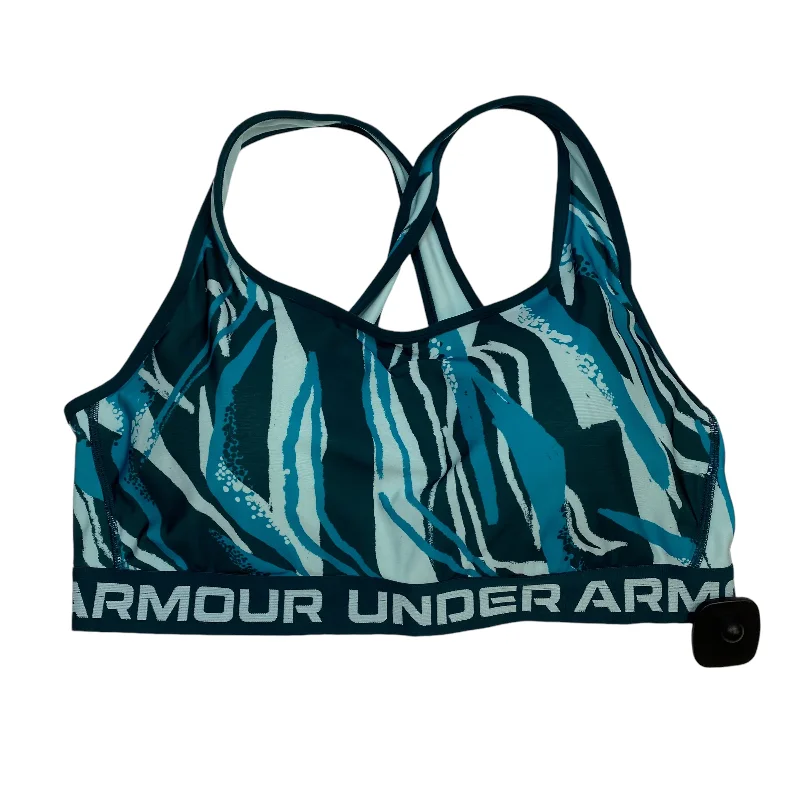 Yoga Bar with Protein and Vitamins -Athletic Bra By Under Armour In Blue, Size: 2x