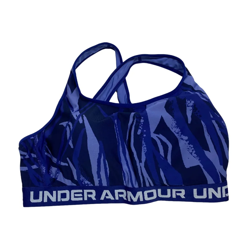 Yoga Bar for Increased Flexibility -Athletic Bra By Under Armour In Blue, Size: 2x