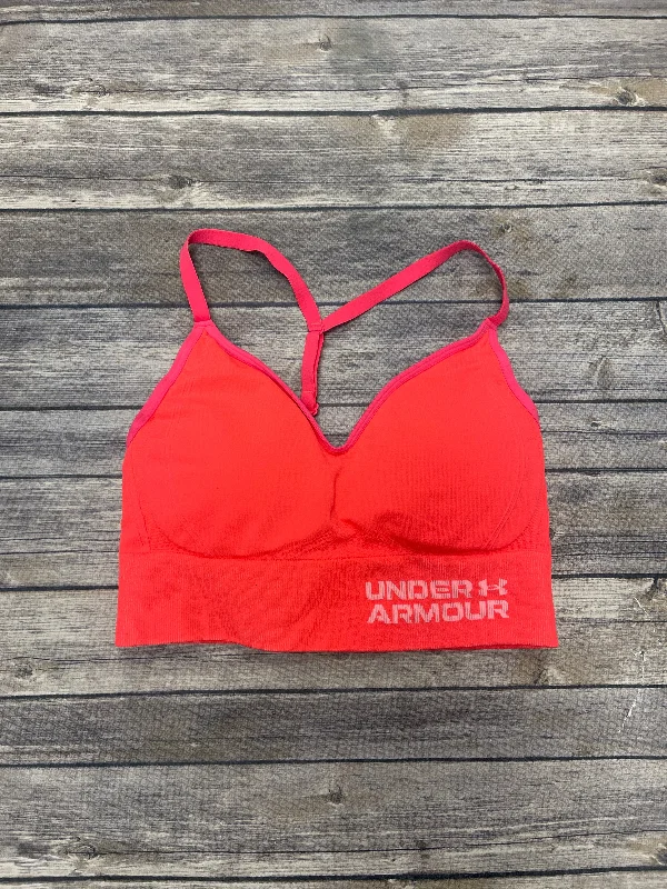 Yoga Bar with Chia Pudding -Athletic Bra By Under Armour In Pink, Size: M