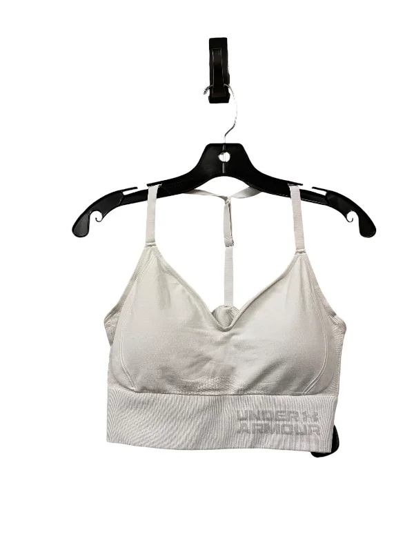 Yoga Bar with Almonds and Cacao -Athletic Bra By Under Armour In White, Size: L
