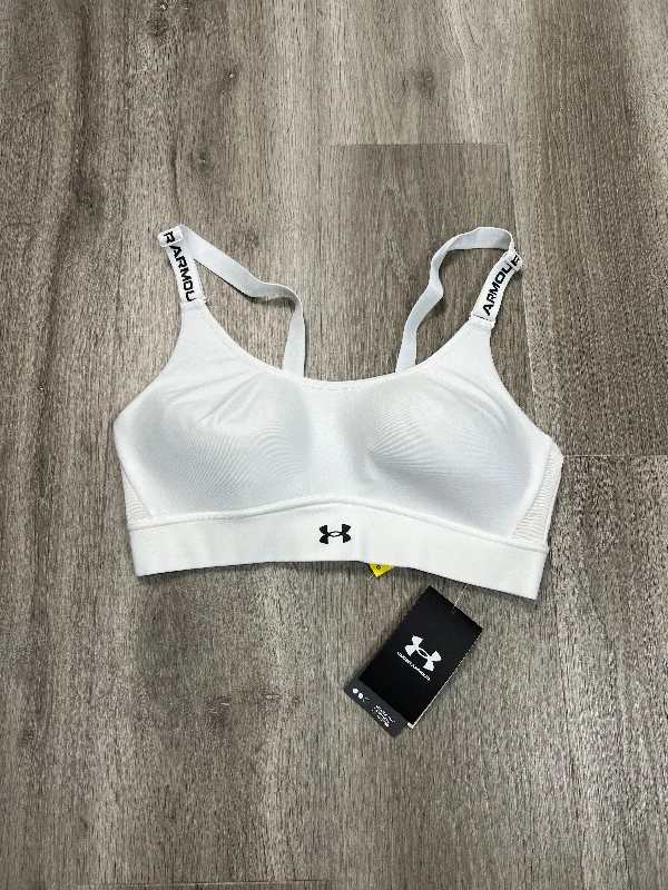 Yoga Bar for Better Endurance -Athletic Bra By Under Armour In White, Size: M