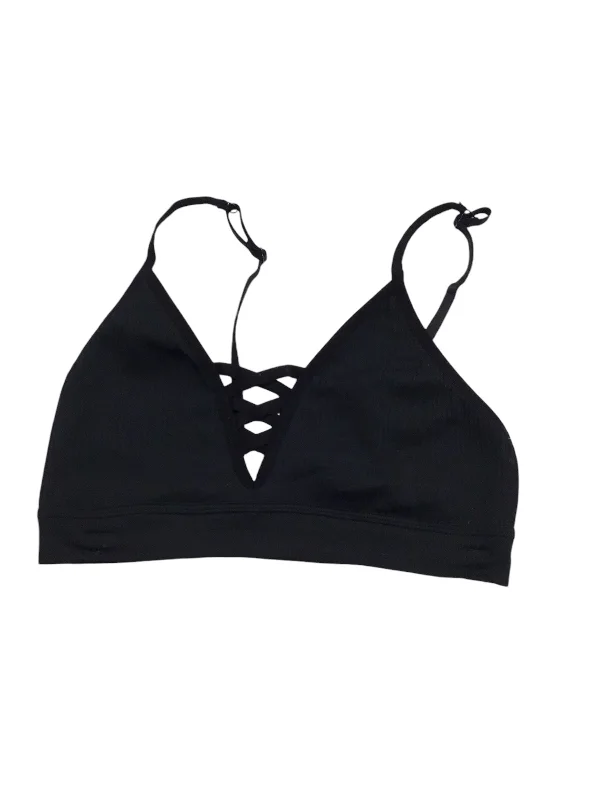 Yoga Bar with MCTs -Athletic Bra By Victorias Secret In Black, Size: L