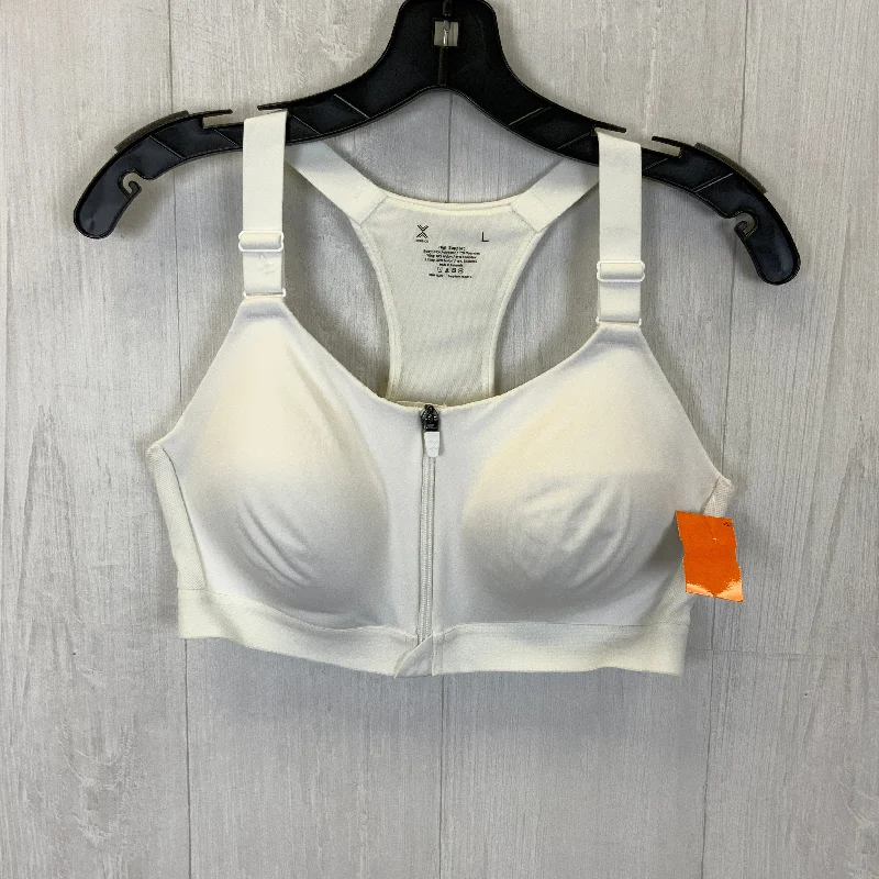 Yoga Bar with Fiber and Antioxidants -Athletic Bra By Xersion In White, Size: L