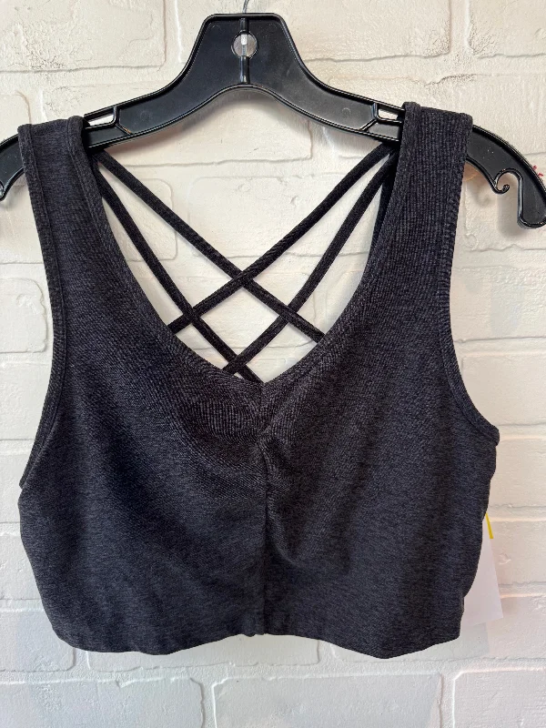 Yoga Bar for Post-Workout Recovery -Athletic Bra By Zella In Grey, Size: M