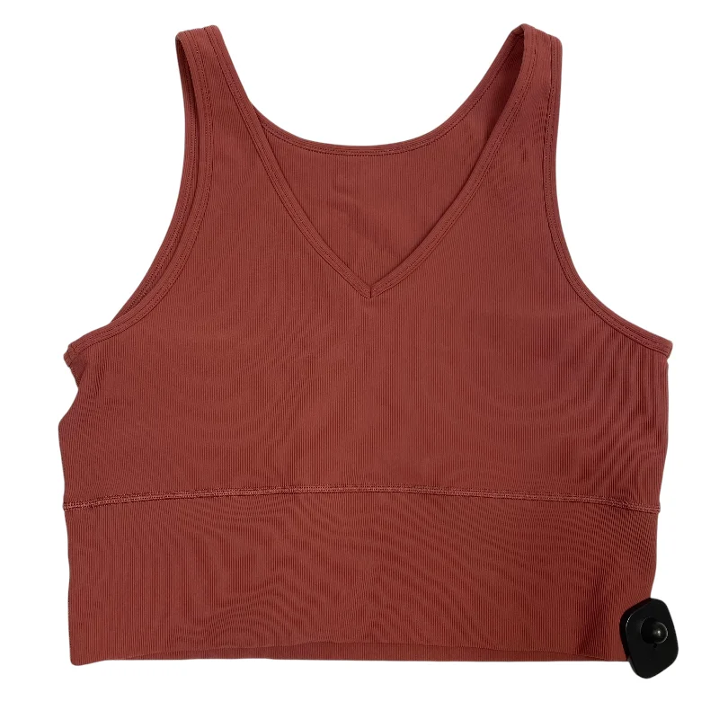 Yoga Bar with Dates -Athletic Bra By Zella In Pink, Size: L