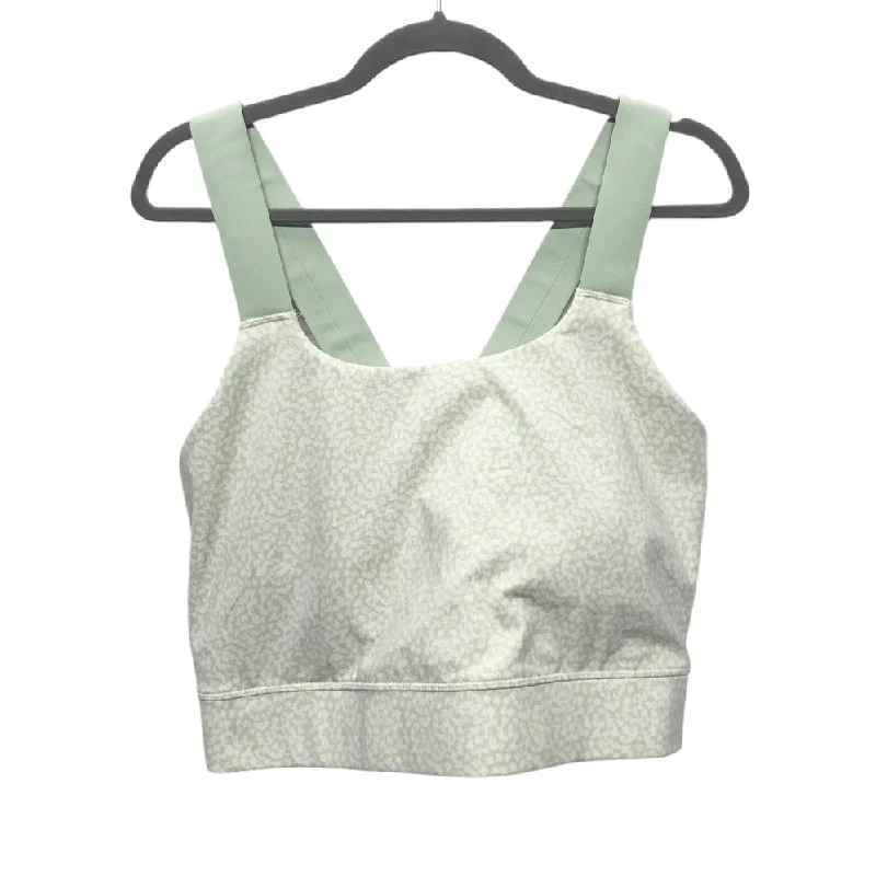 Yoga Bar with Magnesium for Relaxation -Athletic Bra By Zelos In Green, Size: 2x