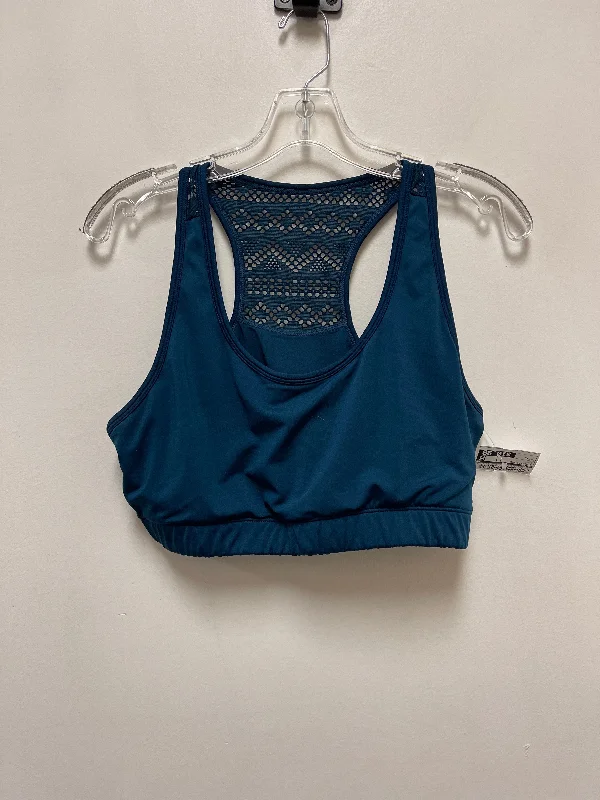 Yoga Bar with Low Sugar Ingredients -Athletic Bra By Zyia In Blue, Size: Xl