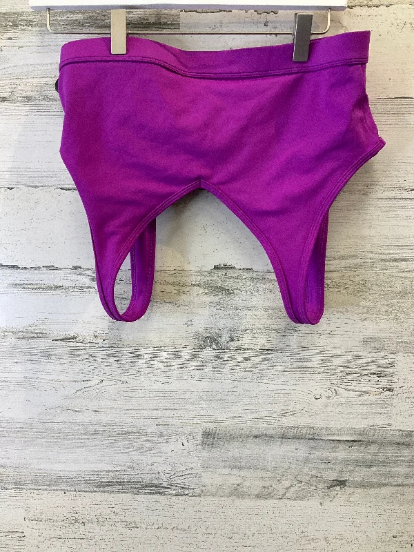 Yoga Bar with Protein and Healthy Fats -Athletic Bra By Zyia In Purple, Size: Xl