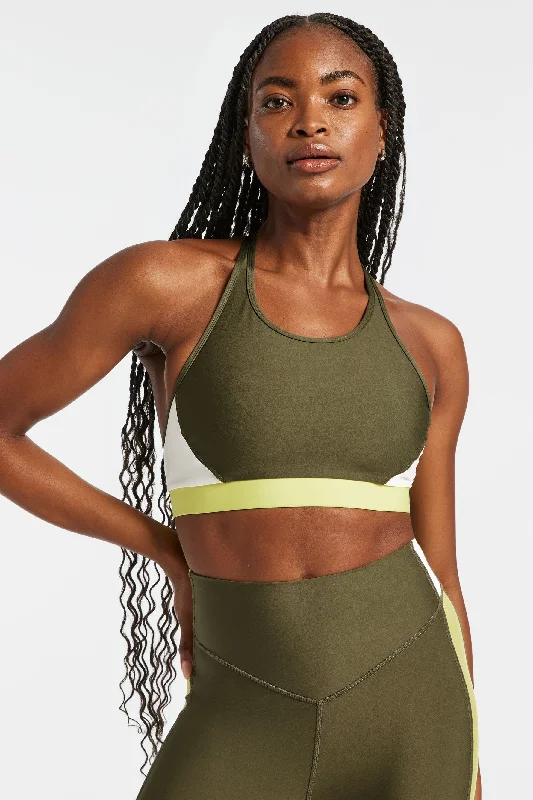 Yoga Bar with Sunflower Butter -Beat Linda Bra - Olive
