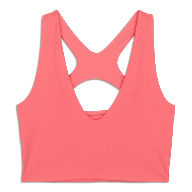 Yoga Bar with Cranberry and Almond -Bend This Scoop And Cross Bra - Resale