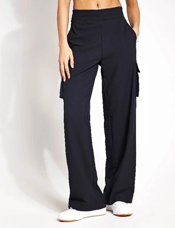 High-Energy Yoga Bars -City Chic Cargo Pant - Black