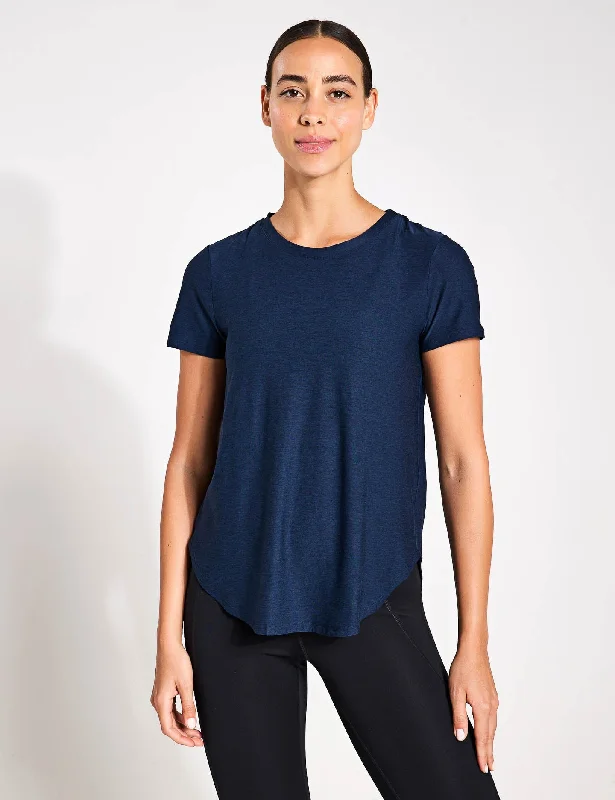 Yoga Bar with Healthy Fats for Weight Loss -Featherweight On The Down Low Tee - Nocturnal Navy Yoga Bar with Healthy Fats for Weight Loss -Featherweight On The Down Low Tee - Nocturnal Navy