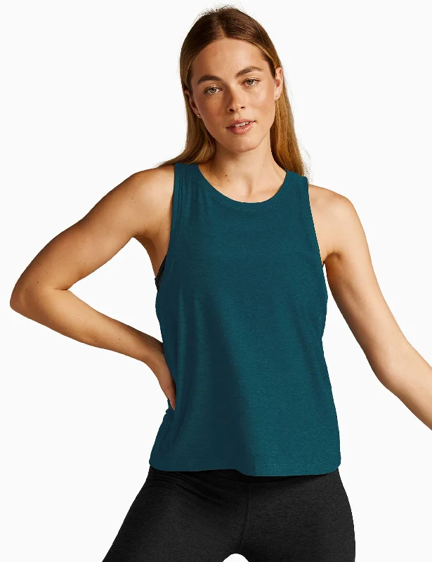 Yoga Bar with Turmeric for Inflammation -Featherweight Rebalance Tank - Majestic Blue Heather Yoga Bar with Turmeric for Inflammation -Featherweight Rebalance Tank - Majestic Blue Heather