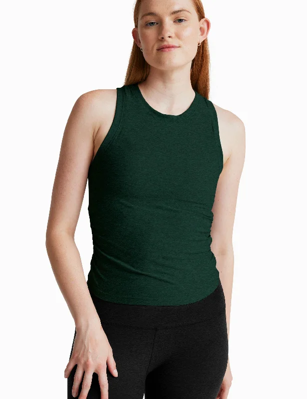 Yoga Bar Protein Snacks -FEATHERWEIGHT YOUR FIT SHIRRED TANKDARK SPRUCE GREEN HEATHER Yoga Bar Protein Snacks -FEATHERWEIGHT YOUR FIT SHIRRED TANKDARK SPRUCE GREEN HEATHER