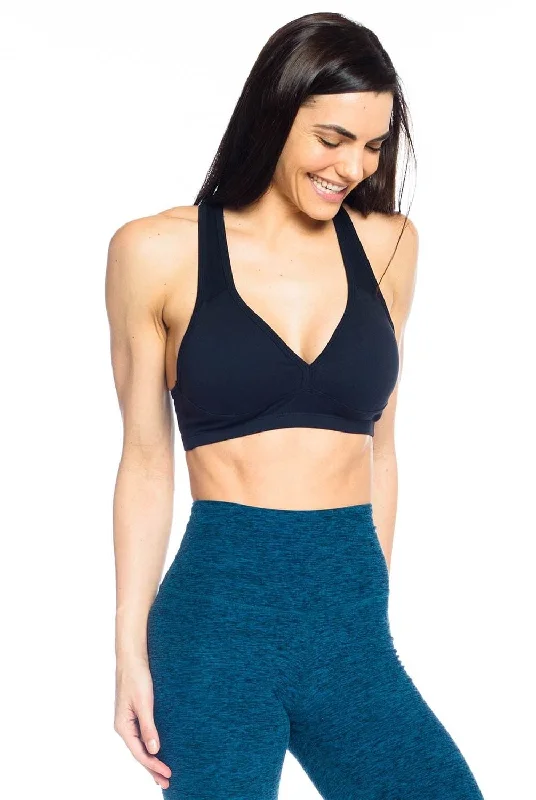 Yoga Bar with Apple and Cinnamon -Beyond Yoga Lift & Support Bra - Black